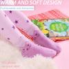 ANTSANG Kids Merino Wool Hiking Socks Toddlers Boys Girls Winter Warm Thick Thermal Crew Boot Heavy Cozy Snow Cabin Gift Snowboarding Socks 6 Pairs for Child(Cat,4-7Y) view 4
