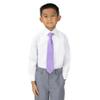 Spring Notion Boy's Dotted Woven Zipper Tie Ultra Violet Large view 4