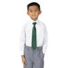 Spring Notion Boy's Dotted Woven Zipper Tie Emerald X-Large view 4