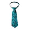 Spring Notion Boy's Dotted Camouflage Woven Zipper Tie Teal Medium view 1
