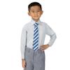 Spring Notion Boy's Striped Woven Zipper Tie Blue X-Large view 4