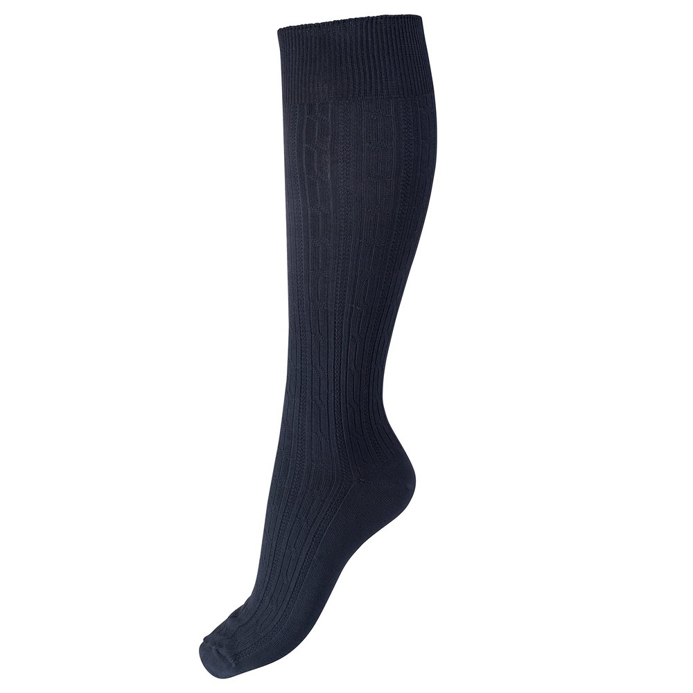 HORZE Clara Winter Socks - Dark Navy - K 11.5-5