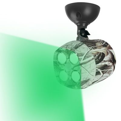 TRAIL WATCHER Deer Feeder Light Hog Hunting Green Light Spotlight PIR Motion Sensor 120Angle IP65 Waterproof Outdoor Animal Game Feeder Cage (F1)