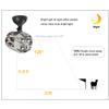 TRAIL WATCHER Deer Feeder Light Hog Hunting Green Light Spotlight PIR Motion Sensor 120Angle IP65 Waterproof Outdoor Animal Game Feeder Cage (F1) view 2