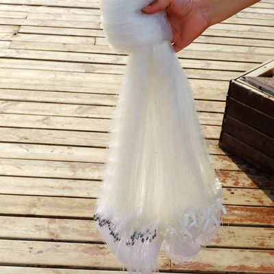 100Mx2M 5x5cm Mesh Hole Fishing Net Fish Gill Net with Float Fish Trap