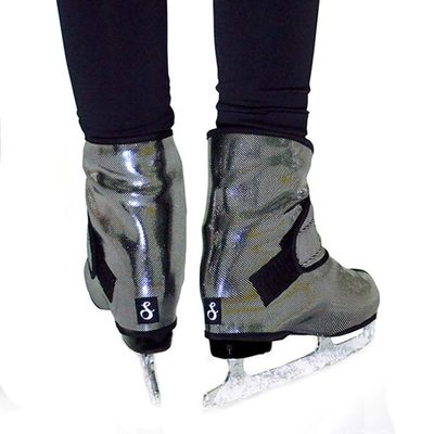 Gr8Sk8Stuff Sk8Wraps - Insulated Skate Boot Covers (Silver Streak, Size XS)