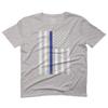 0075. Big Flag USA American Police Support Blue Lives Matter Thin Line Patriotic Style for Men T Shirt (Light Gray 2X-Large)