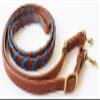 CHALLENGER Horse Western Leather Blue Laced Barrel Contest Reins 66RT10RB view 1