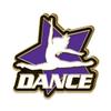 Dance Star Lapel Pins - Purple Dance Lapel Pin Award 30 Pack view 1