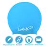 Kids Swim Cap for Long Hair - Comfortable Fit Silicone Swimming Hat for Girls & Boys with Curly Hair, Braids, or Dreadlocks - Durable & Easy to Wear (Aqua Blue M) view 2