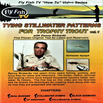 Crystal Creek Anglers Denny Rickards Tying Stillwater Patterns for Trophy Trout, DVD Volumes 1, 2, 3, and 4 (Volume 1)