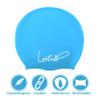 Kids Swim Cap for Long Hair - Comfortable Fit Silicone Swimming Hat for Girls & Boys with Curly Hair, Braids, or Dreadlocks - Durable & Easy to Wear (Aqua Blue S) view 2