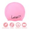 Kids Swim Cap for Long Hair - Comfortable Fit Silicone Swimming Hat for Girls & Boys with Curly Hair, Braids, or Dreadlocks - Durable & Easy to Wear (Rose Quartz S) view 2