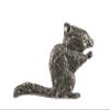 Chipmunk Pin, Pewter, M183, 1.25 Inches, Handmade in The USA, Realistic, Ground Squirrel, Cute, Hat Pin, Lapel Pins, Brooch, Gift, Over 3100 Wildlife Designs. view 1