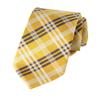 Spring Notion Men's Plaid Woven Necktie Yellow view 1