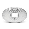 Battle Sports Carbon Oxygen Football Mouthguard - with a Convertible Strap, Superior Airflow & Better Performance, Maximum Protection & Breathability Football Mouthpiece, Works with Braces - Silver view 1