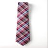 Spring Notion Men's Tartan Plaid Woven Necktie Burgundy view 2