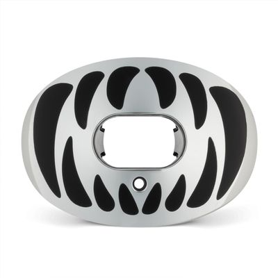 Battle Sports Predator Chrome Oxygen Football Mouthguard - Superior Airflow & Better Performance, Maximum Protection & Breathability Football Mouthpiece, Works with Braces
