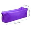 Beiruoyu Inflatable Lounger Air Chair Sofa Bed Sleeping Bag Couch for Beach Camping Lake Garden (Purple) view 2