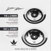Envy Scooters Jon Reyes Signature Wheels Pair - 120mm x 26mm - Black/White view 4