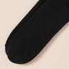 Amazon Essentials Women's Cotton Crew Socks, 6 Pairs, Black, 8-12 view 3