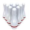 Zieglerworld Premium White Table Shuffleboard Bowling Pins - Set of 10 Pins Plus Rule Booklet view 2