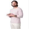 Alternative Men's Champ Fleece Sweatshirt, Eco Rose Quartz, XX-Large view 4