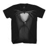 Disney Nightmare Before Christmas Jack Skellington Costume Suit T-Shirt (Large, Suit Black) view 1