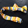 Spring Notion Boy's Striped Woven Bow Tie Green X-Large view 3