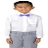 Spring Notion Boy's Dotted Woven Bow Tie Ultra Violet Medium view 4