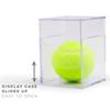ChalkTalkSPORTS Square Acrylic Display Case | Tennis Ball Holder | Single view 3