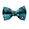 Spring Notion Boy's Dotted Camoflouge Woven Bow Tie Teal Large view 1