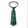 Spring Notion Boy's Plaid Woven Zipper Tie Green X-Large view 1