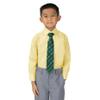 Spring Notion Boy's Plaid Woven Zipper Tie Green X-Large view 4
