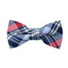 Spring Notion Boy's Tartan Plaid Woven Bow Tie Navy Small view 1
