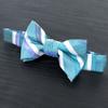 Spring Notion Boy's Striped Woven Bow Tie Light Blue X-Large view 2