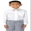 Spring Notion Boy's Dotted Woven Bow Tie Champagne Medium view 4