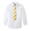 Spring Notion Boy's Plaid Woven Zipper Tie Yellow Small view 4