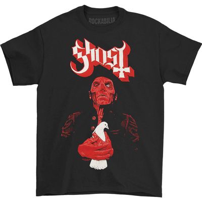 Ghost Men's Dove Red T-Shirt Black XL