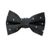 Spring Notion Boy's Dotted Camoflouge Woven Bow Tie Black X-Large view 1