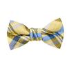 Spring Notion Boy's Tartan Plaid Woven Bow Tie Yellow Large view 1