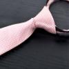 Spring Notion Boy's Textured Woven Zipper Tie Pink Copper Large view 2