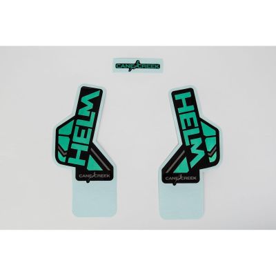 Cane Creek Helm Decal Kit Green Metallic, Helm Complete Kit