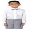 Spring Notion Boy's Dotted Woven Bow Tie Light Blue Large view 4