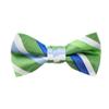 Spring Notion Boy's Striped Woven Bow Tie Green Large view 1