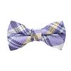 Spring Notion Boy's Tartan Plaid Woven Bow Tie Lilac Small view 1