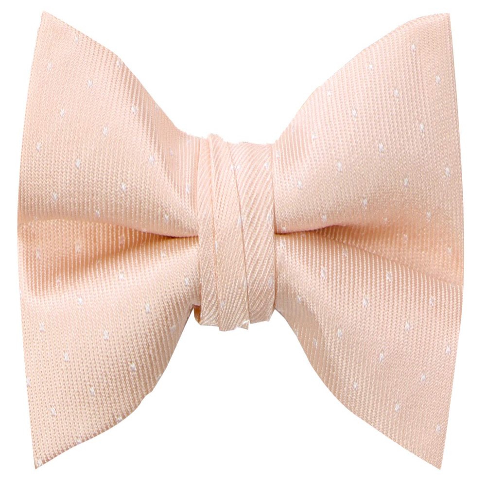 Spring Notion Boy's Dotted Woven Bow Tie Blush Pink Medium