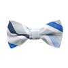 Spring Notion Boy's Striped Woven Bow Tie Grey Medium view 1