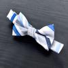Spring Notion Boy's Striped Woven Bow Tie Grey Medium view 2