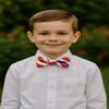 Spring Notion Boy's Striped Woven Bow Tie Red X-Large view 3